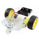 kit carro robótico  c/ 4 motores metálico