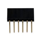Pin header fêmea de 6 pinos