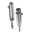 Adaptador de áudio XLR macho para XLR fêmea