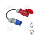 Adaptador de 3 entradas com fichas fêmea